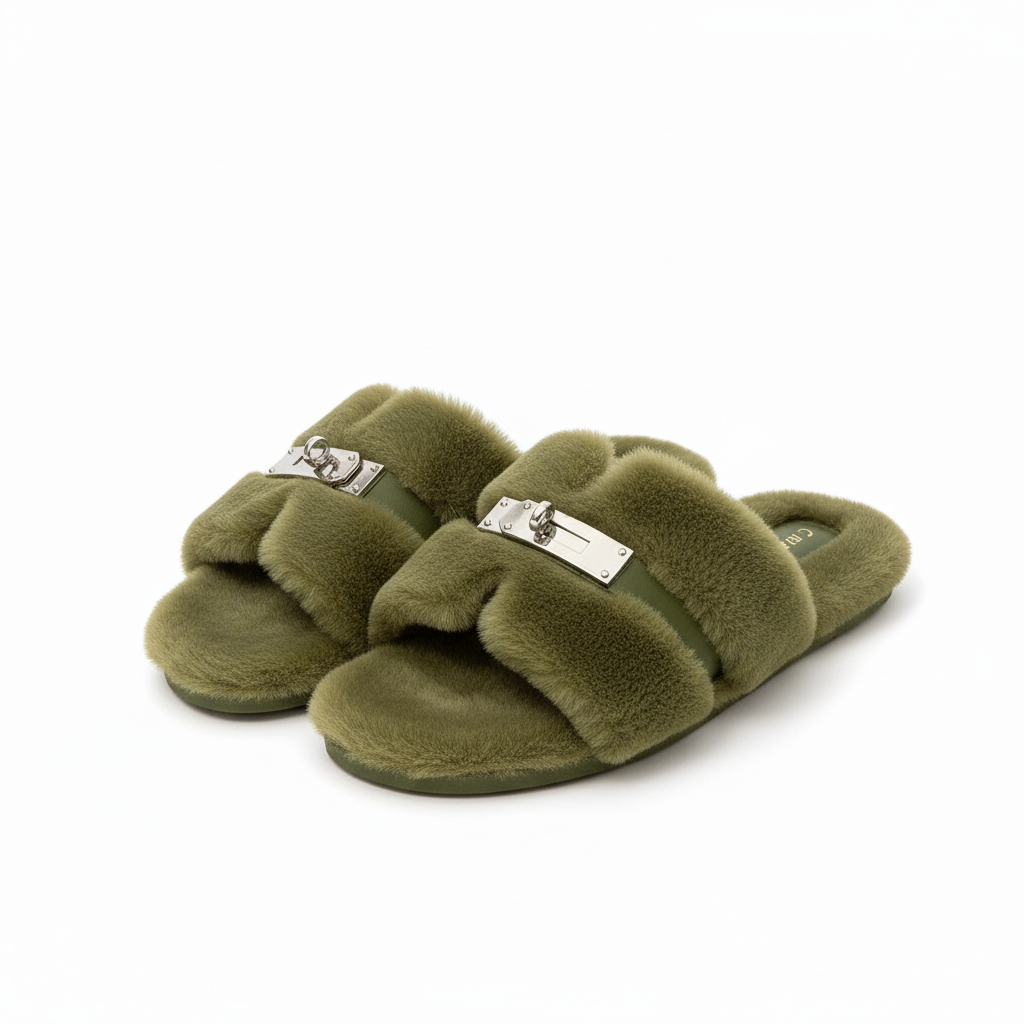 Green Luxe Slippers